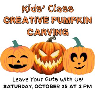 KIDS CLASS - Creative Pumpkin Carving